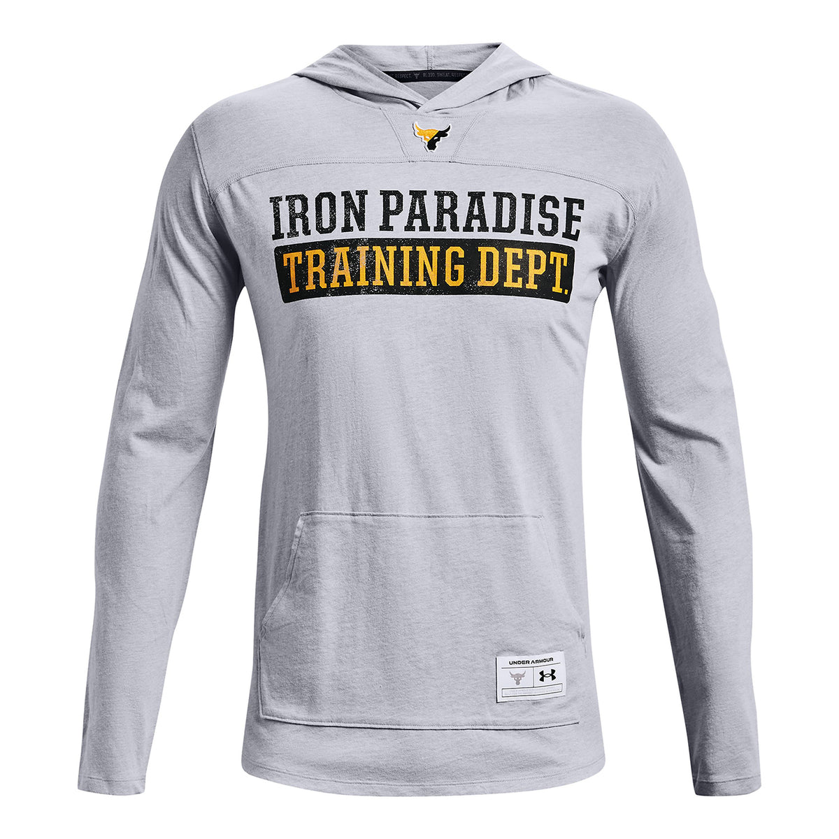 Polera manga larga con gorro  Project Rock para hombre