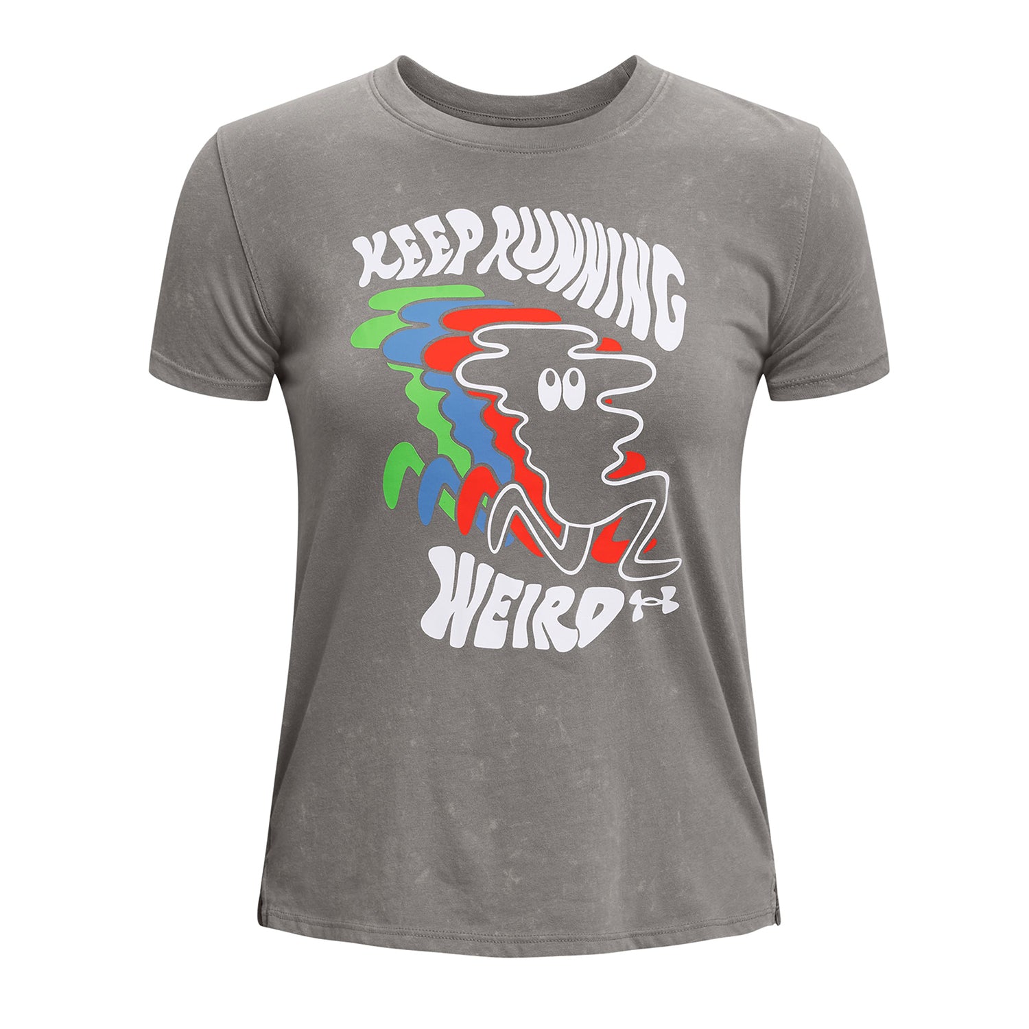 Polera UA Keep Run Weird Graphic para mujer