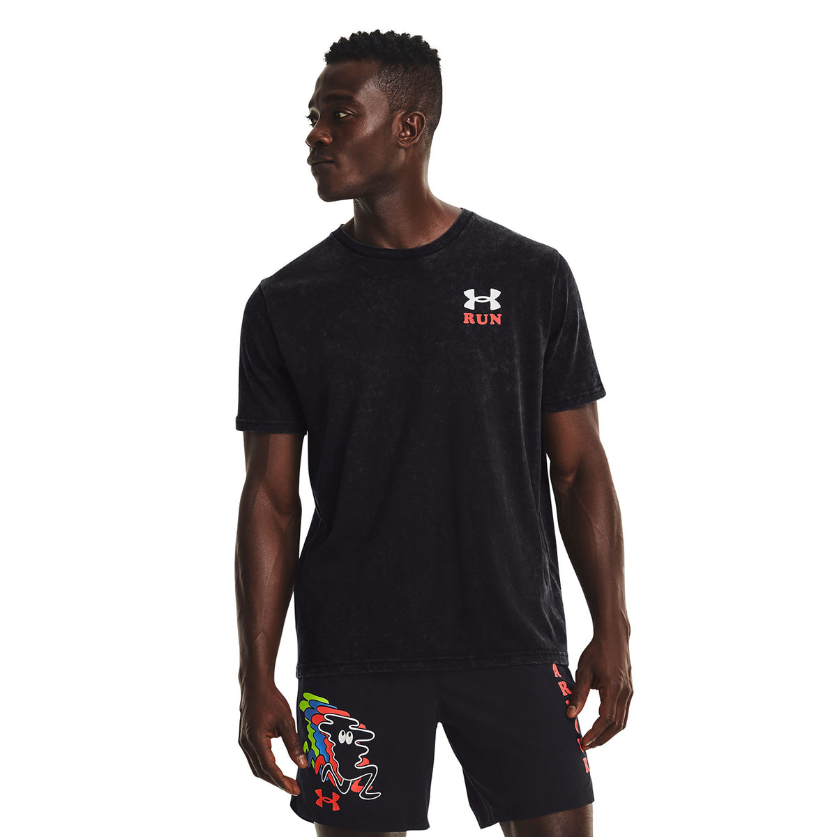 Polera UA Keep Run Weird KOR para hombre