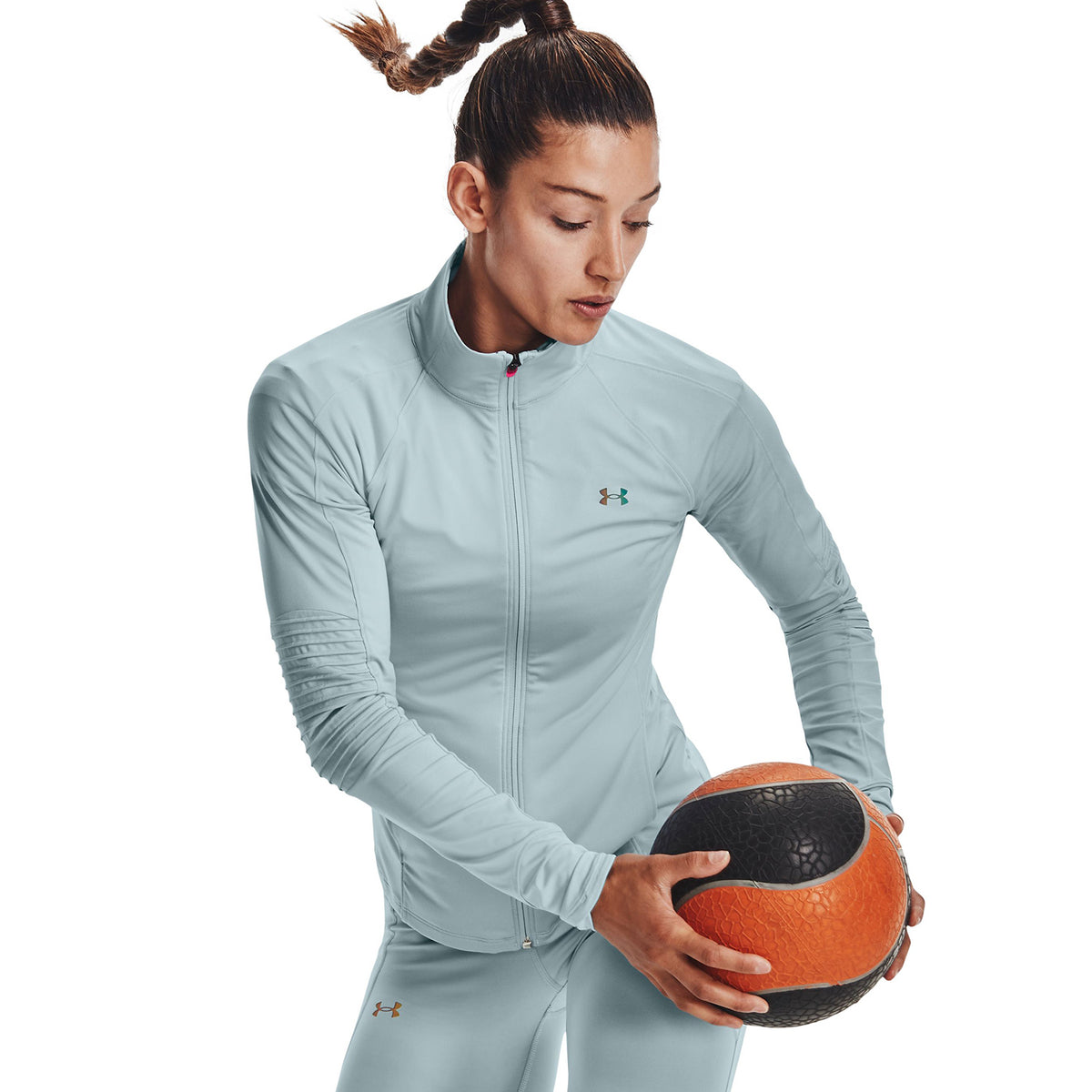 Polerón UA RUSH™ Engineered Form Full-Zip para mujer