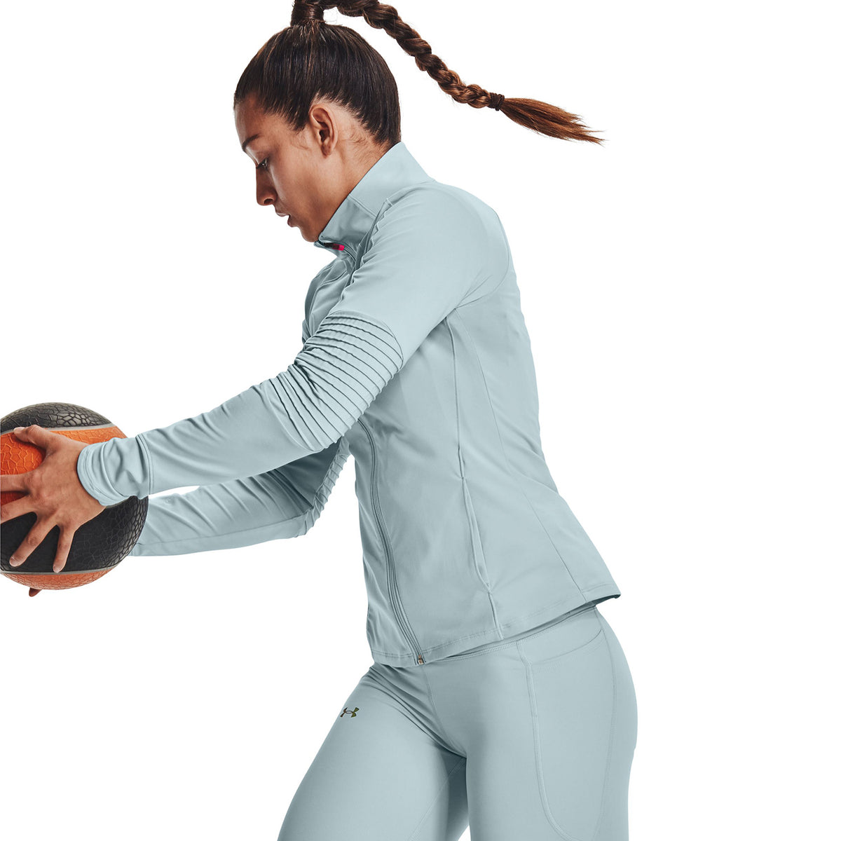 Polerón UA RUSH™ Engineered Form Full-Zip para mujer