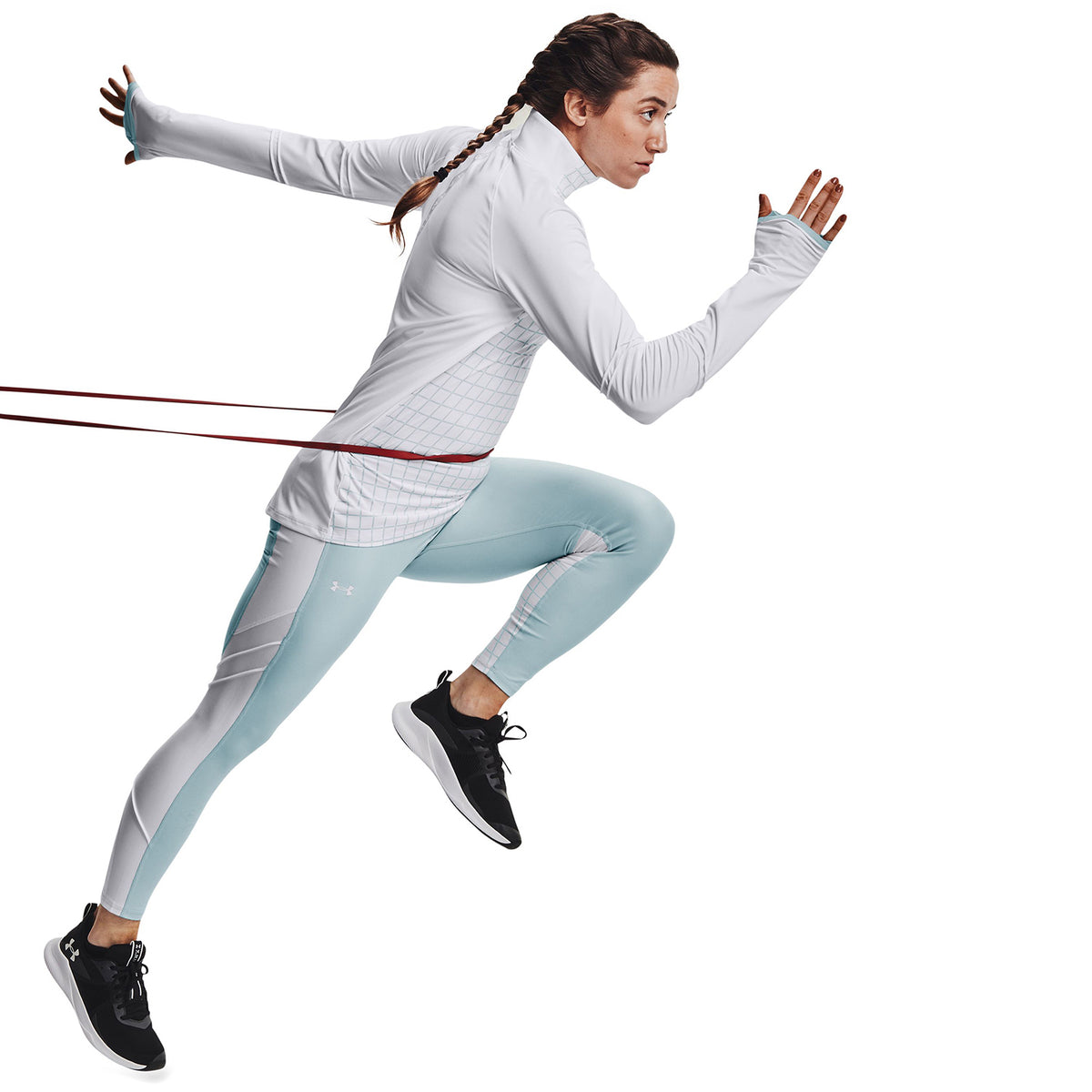 Polerón UA Engineered Form ½ Zip para mujer