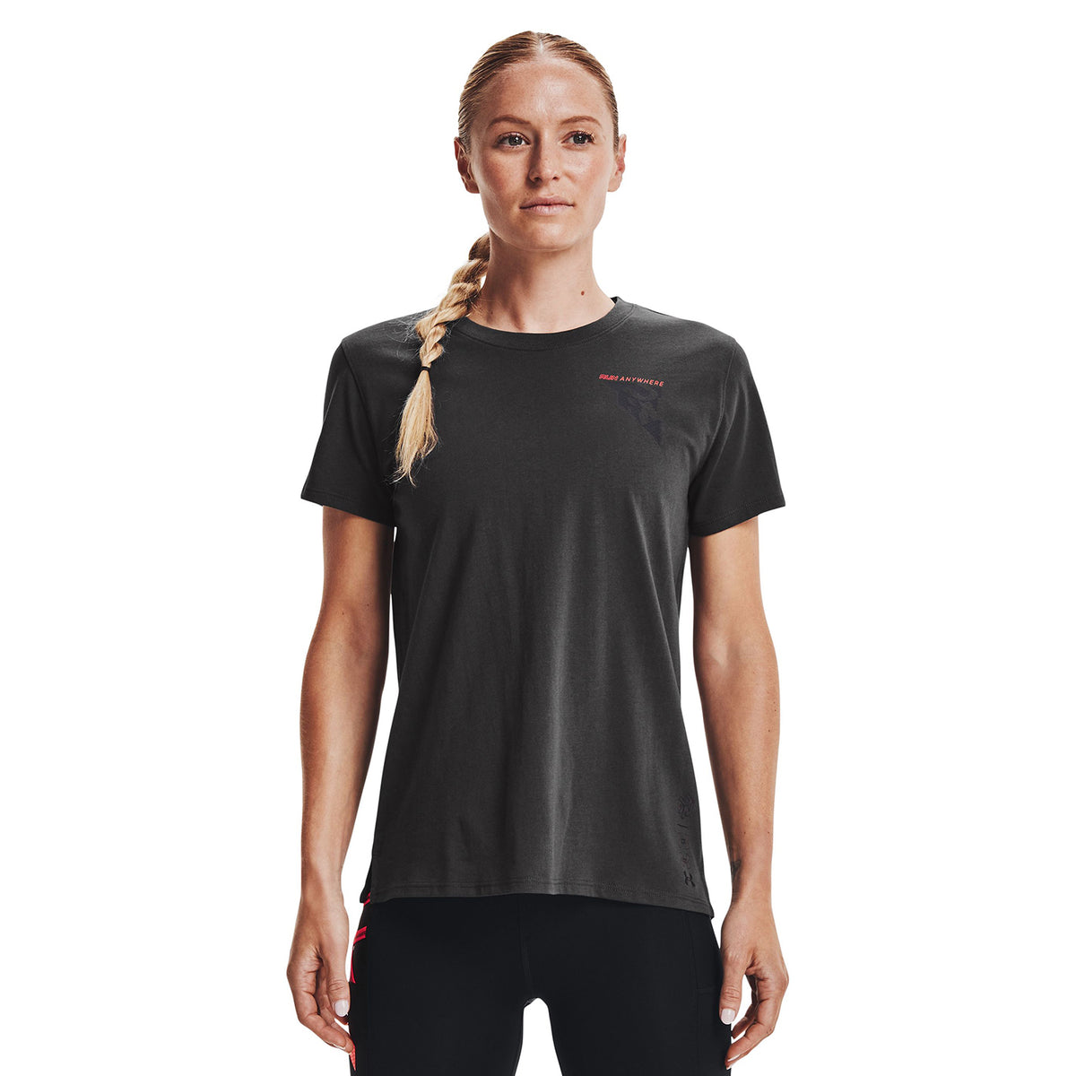 Polera UA Keep Run Weird Graphic para mujer