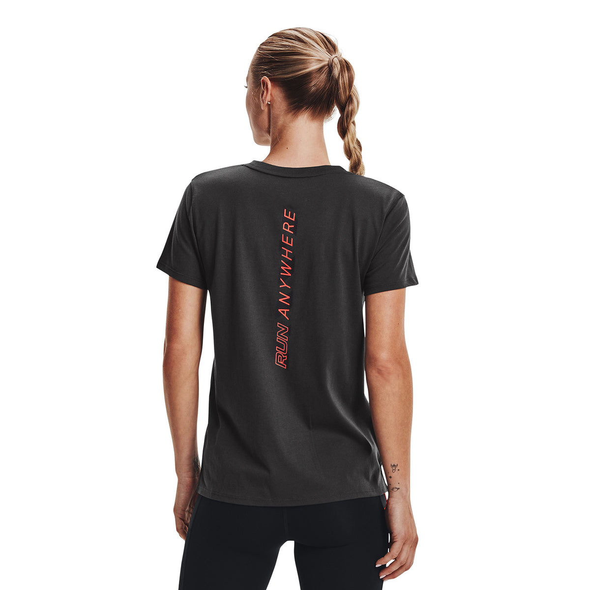 Polera UA Keep Run Weird Graphic para mujer