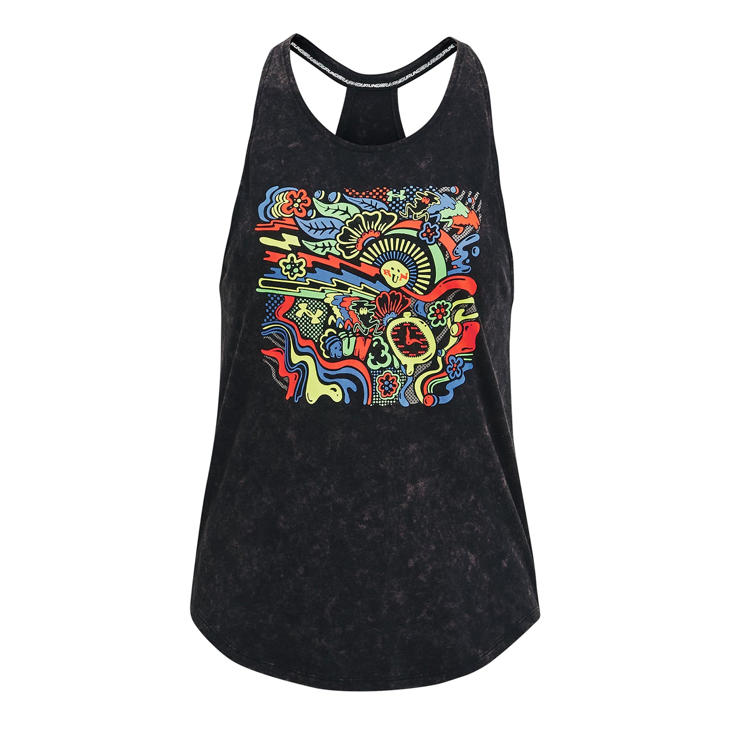 Polera sin mangas UA Keep Run Weird para mujer