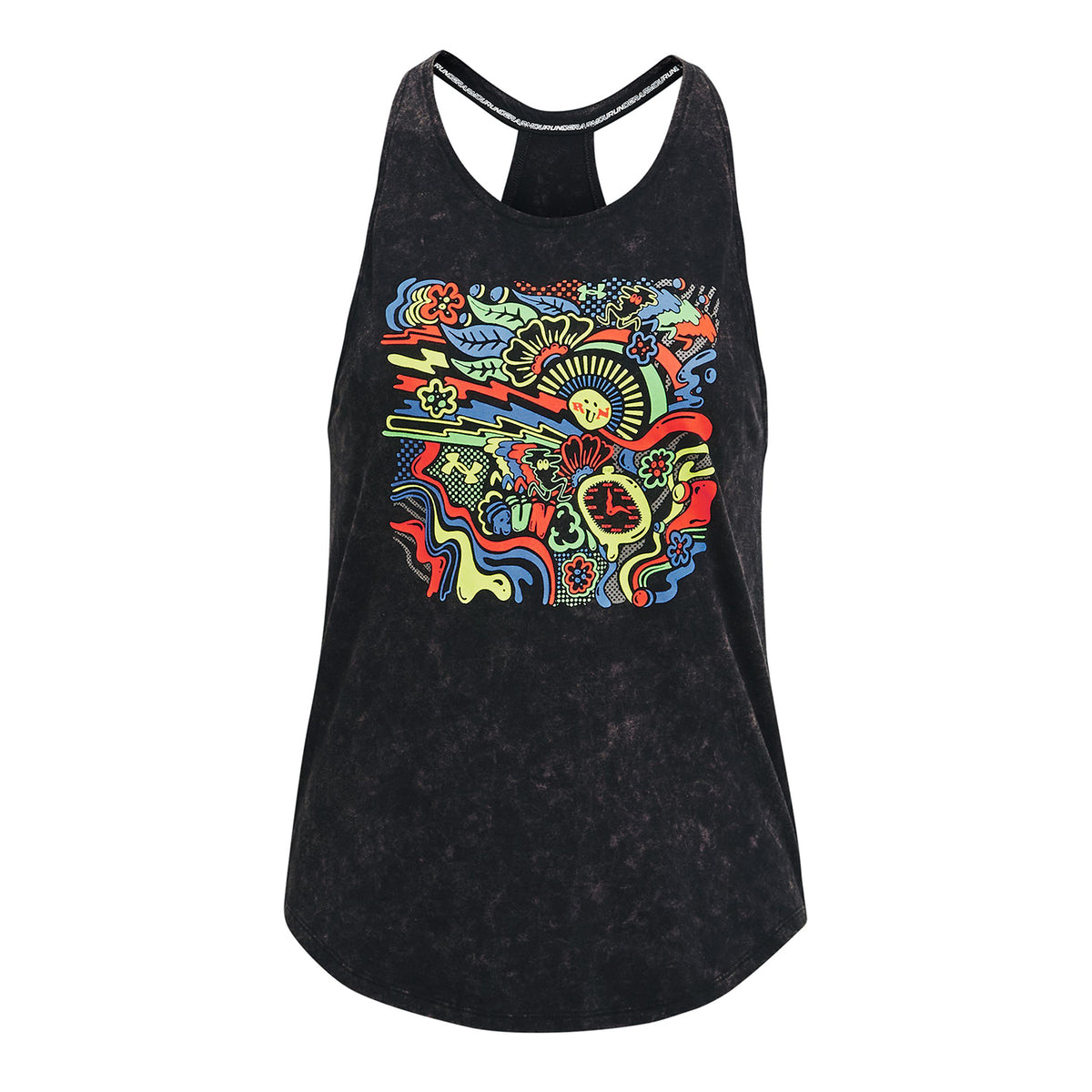 Polera sin mangas UA Keep Run Weird para mujer