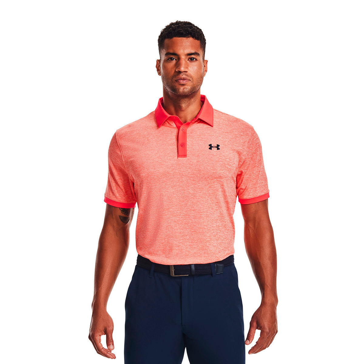 Polera polo UA Playoff 2.0 Heather para hombre