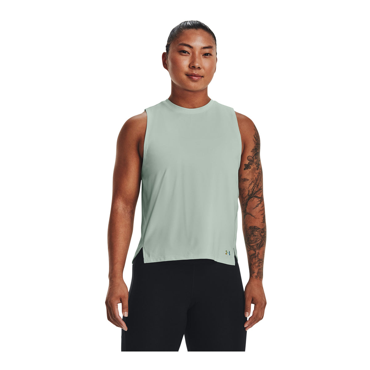 Polera sin mangas UA RUSH™ para mujer