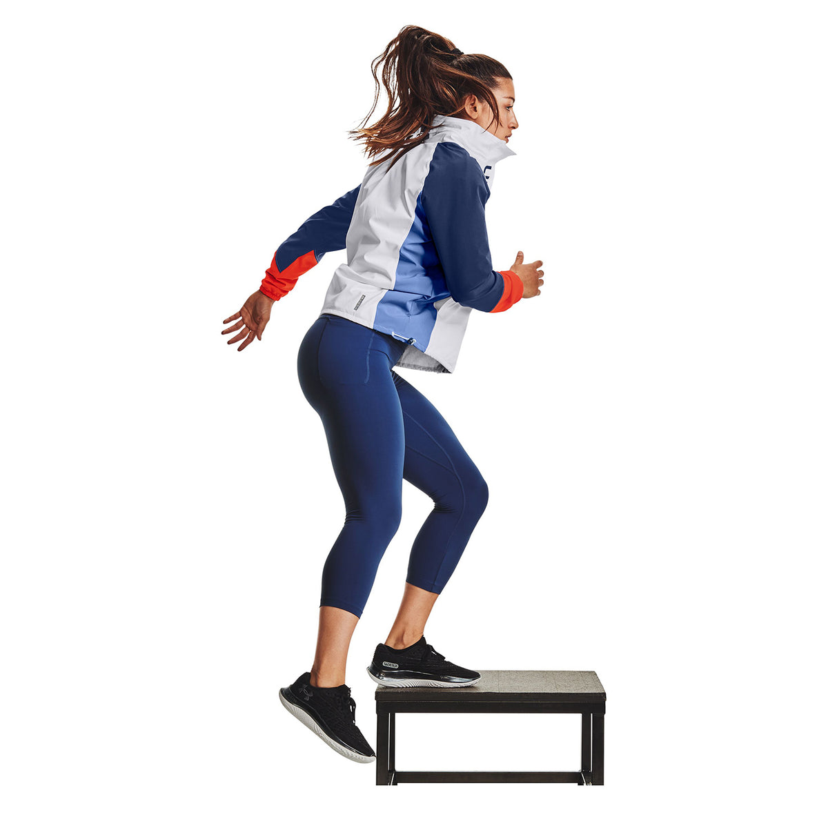 Polerón UA RUSH™ Woven Colorblock Full-Zip