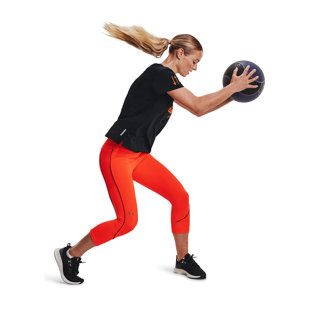 Capris UA RUSH™ Mesh Pocket para mujer