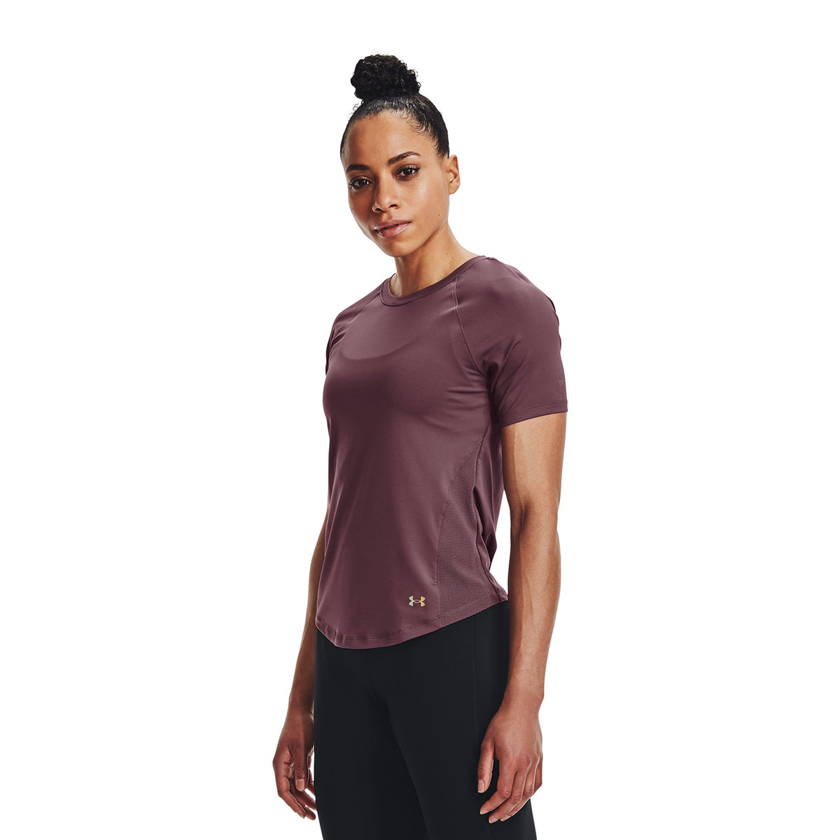 Polera manga corta UA RUSH™ Mesh para mujer