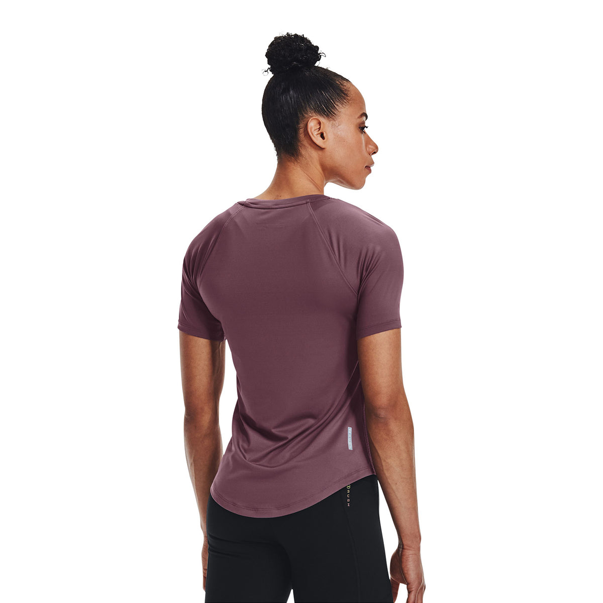 Polera manga corta UA RUSH™ Mesh para mujer