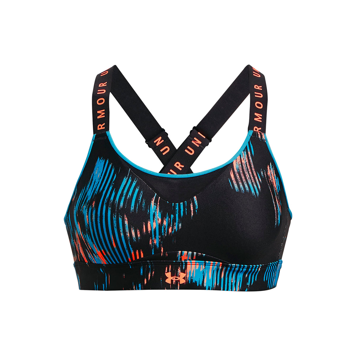 Sostén deportivo UA Infinity High Printed para mujer