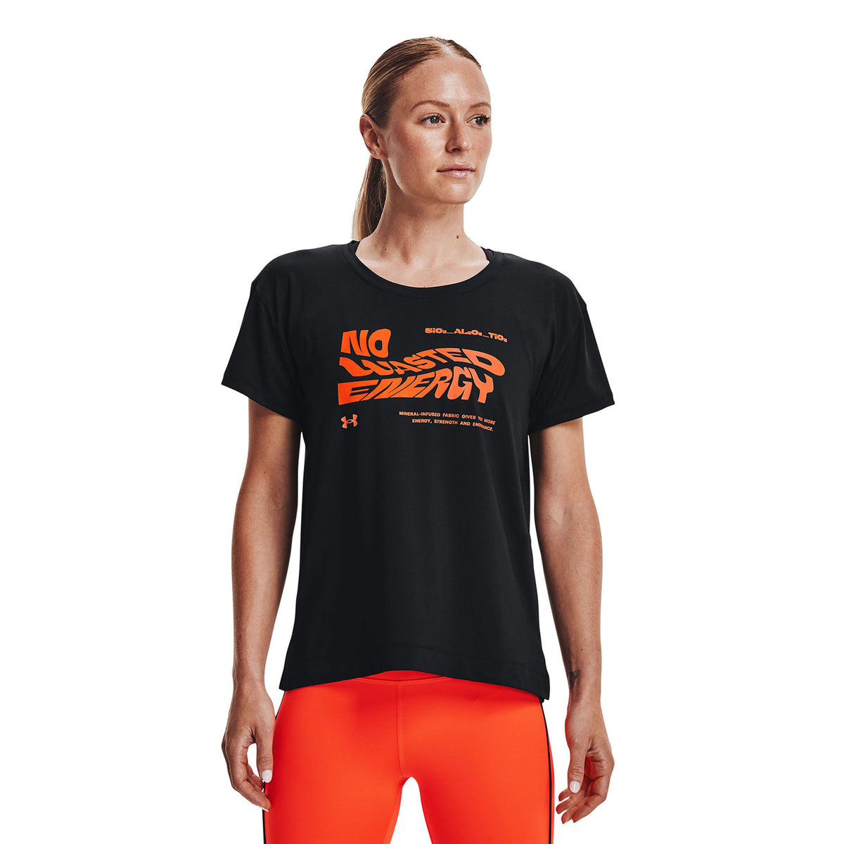 Polera manga corta UA RUSH™ Energy Graphic para mujer