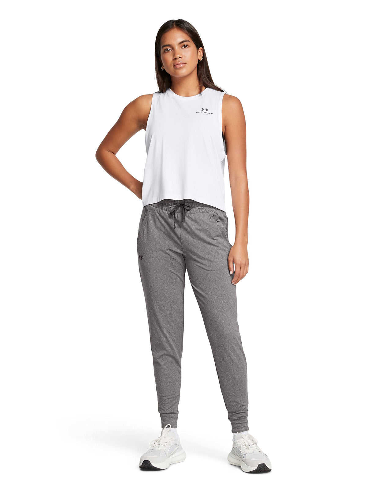 Pantalón Under Armour tech gris para mujer