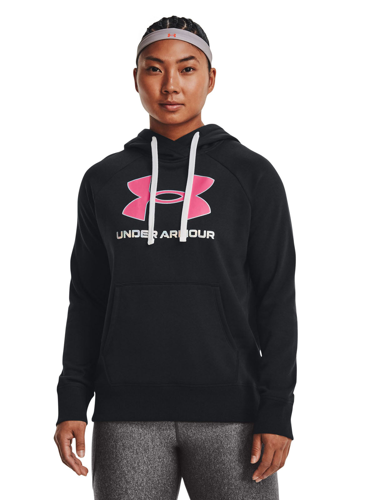 Polerón UA Rival Fleece Big Logo Foil para mujer