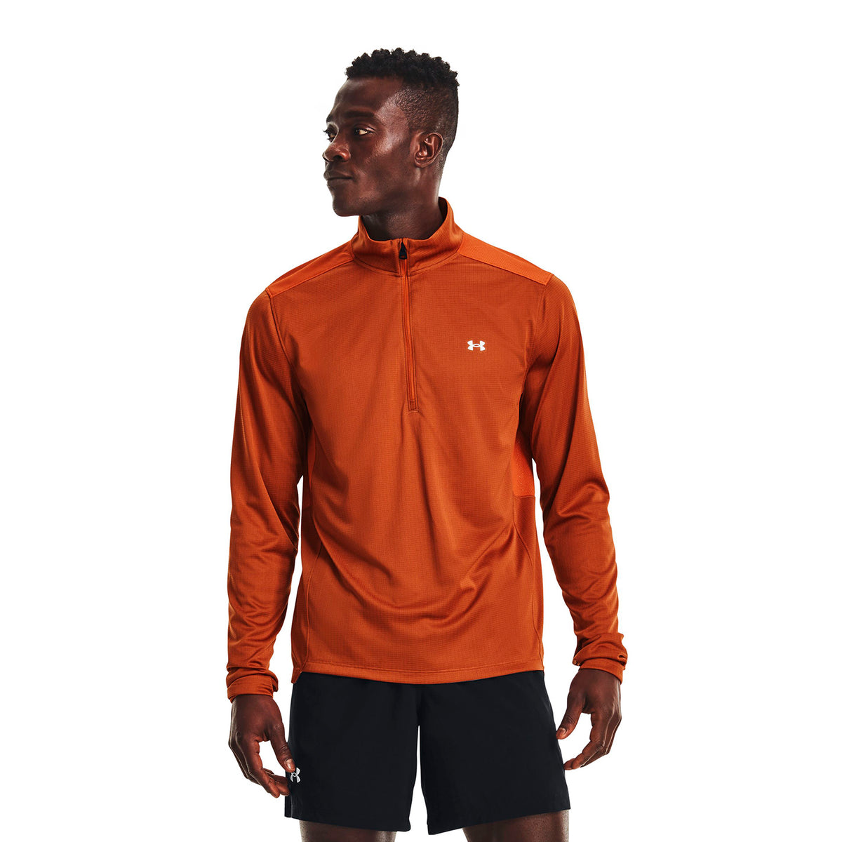 Polera manga larga UA Speed Stride 2.0 1/2 Zip para hombre