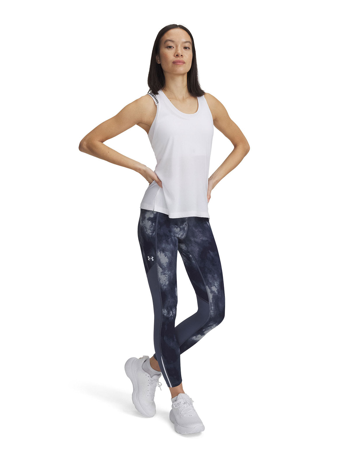 Calzas Under Armour launch gris para mujer