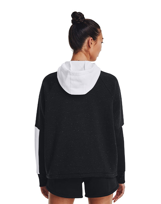 Polerón UA Rival + Fleece para mujer