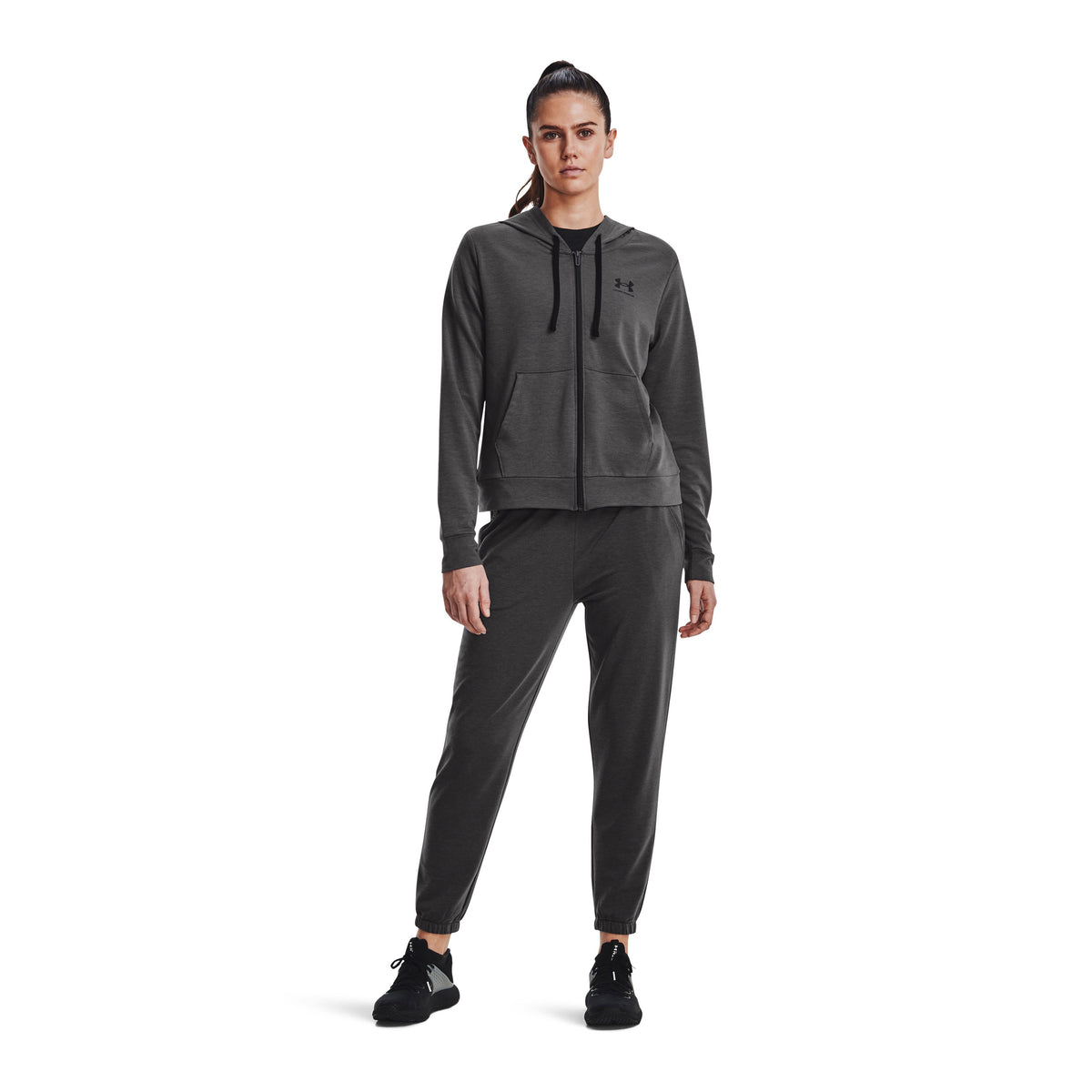 Polerón UA Rival Terry Full-Zip para mujer