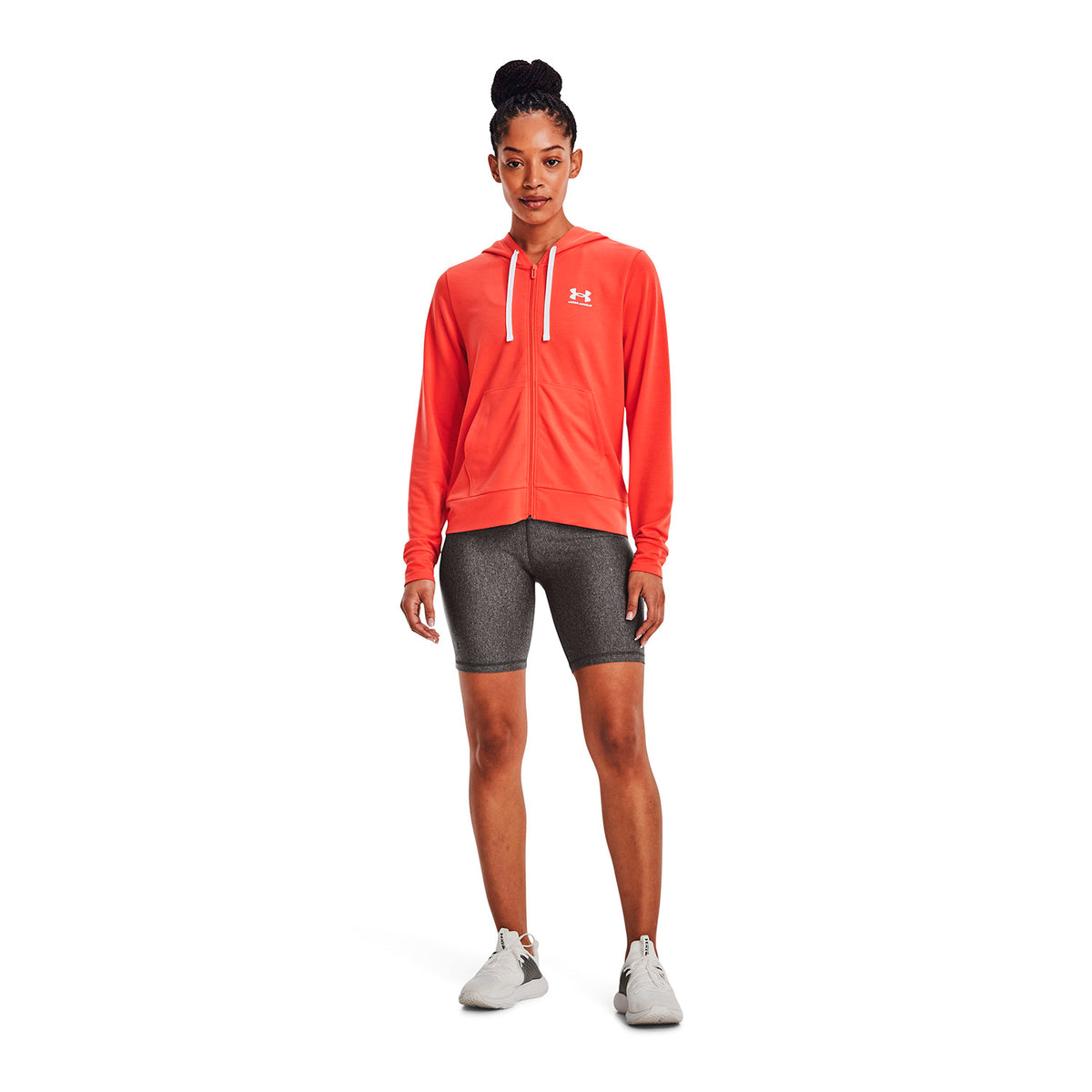 Polerón UA Rival Terry Full-Zip para mujer