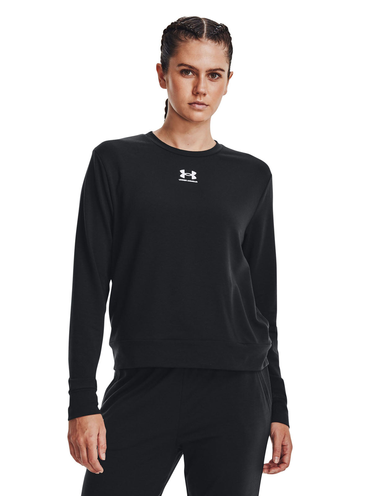 Polerón UA Rival Terry Crew para mujer