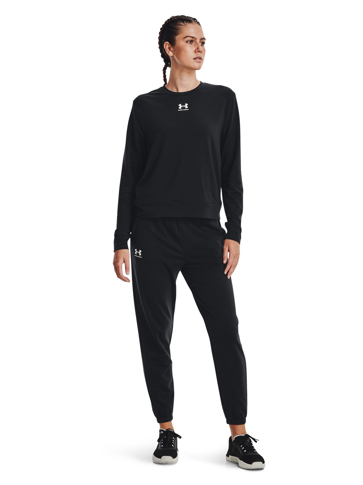 Polerón UA Rival Terry Crew para mujer