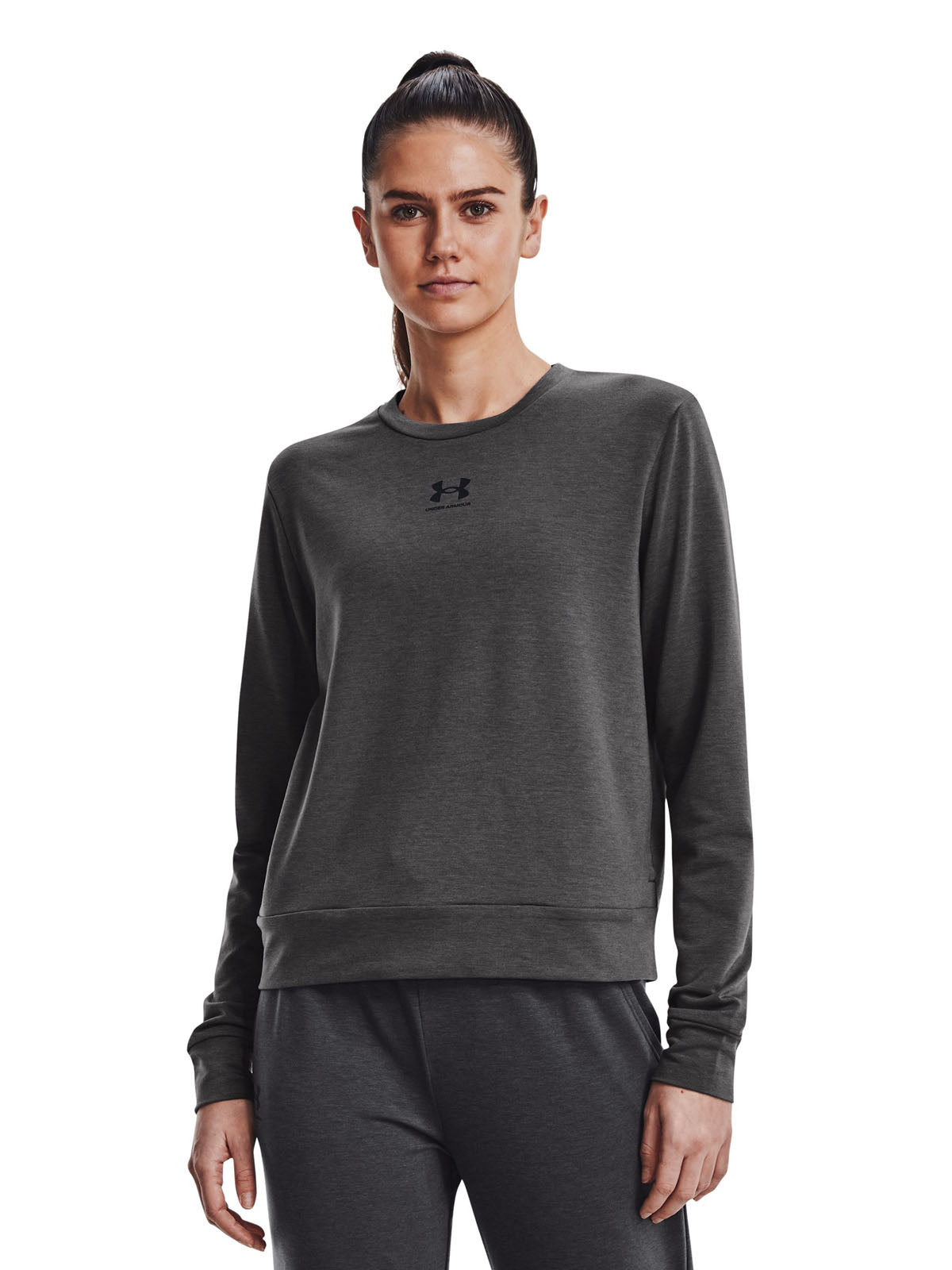 Polerón UA Rival Terry Crew para mujer