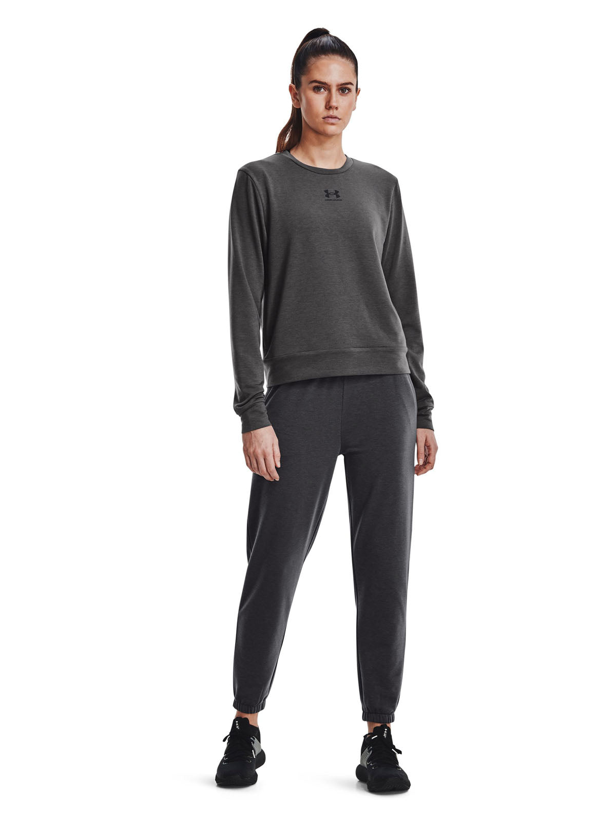 Polerón UA Rival Terry Crew para mujer