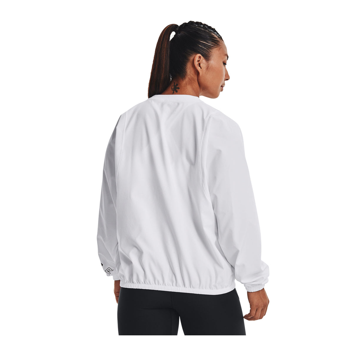 Polerón UA Woven Graphic Crew para mujer