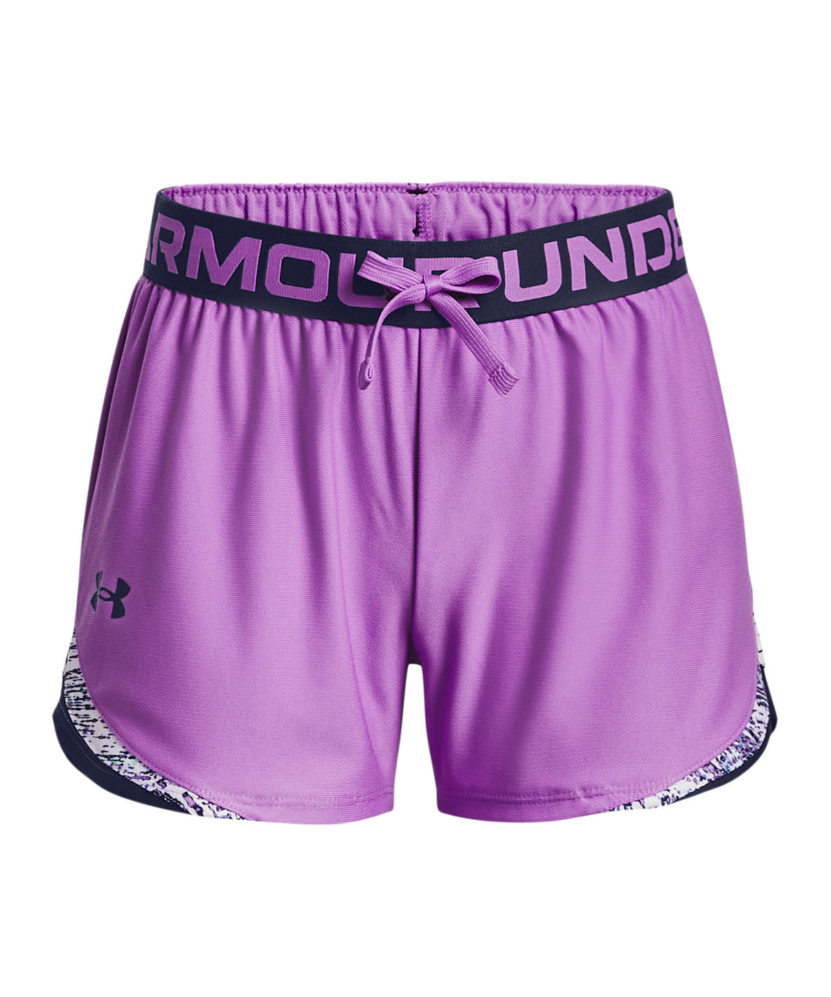 Shorts tricolores UA Play Up para niña