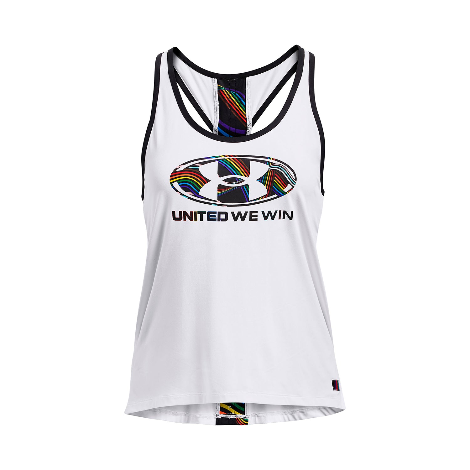 Polera sin mangas UA Knockout Pride para mujer