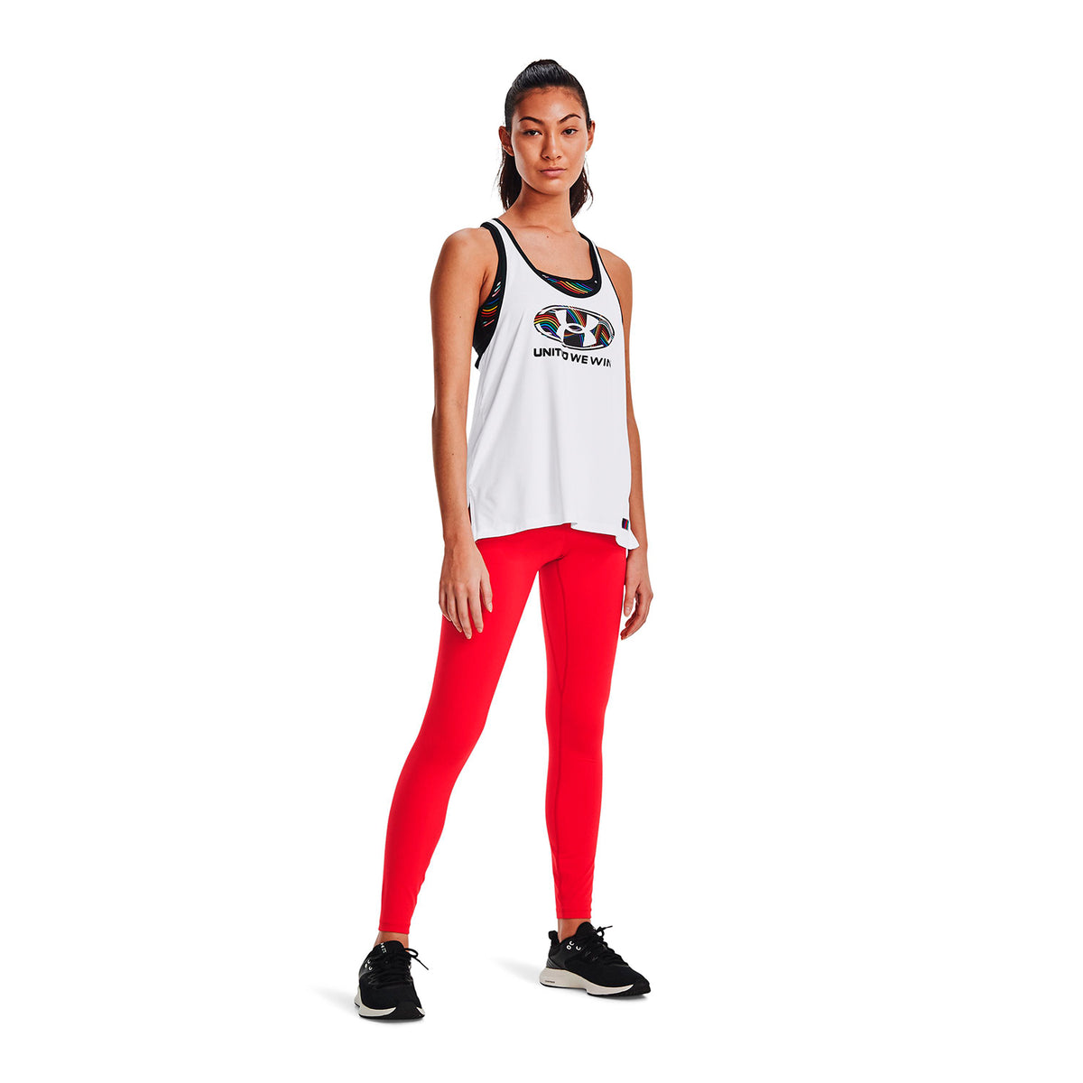 Polera sin mangas UA Knockout Pride para mujer