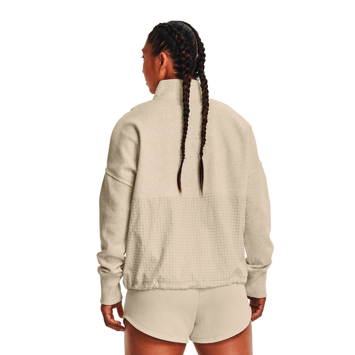 Polerón Project Rock Rival Fleece ½ Zip para mujer