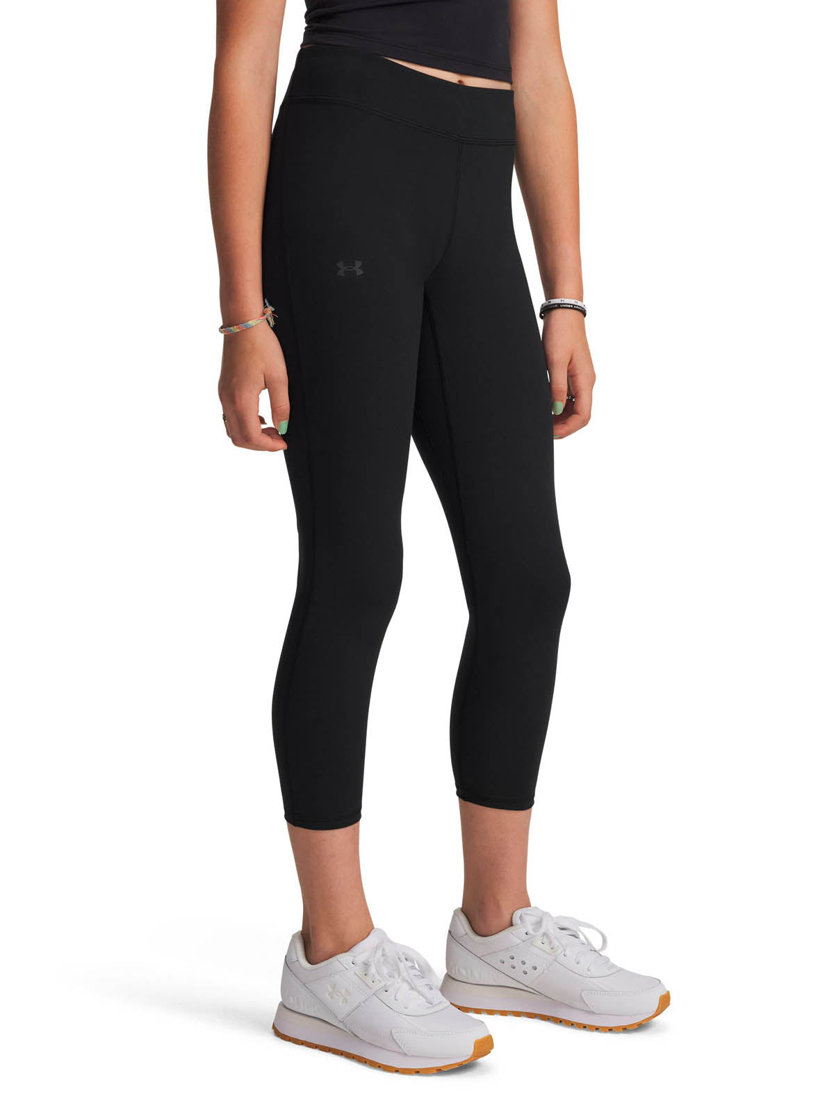 Calzas Under Armour motion crop negro para niñas