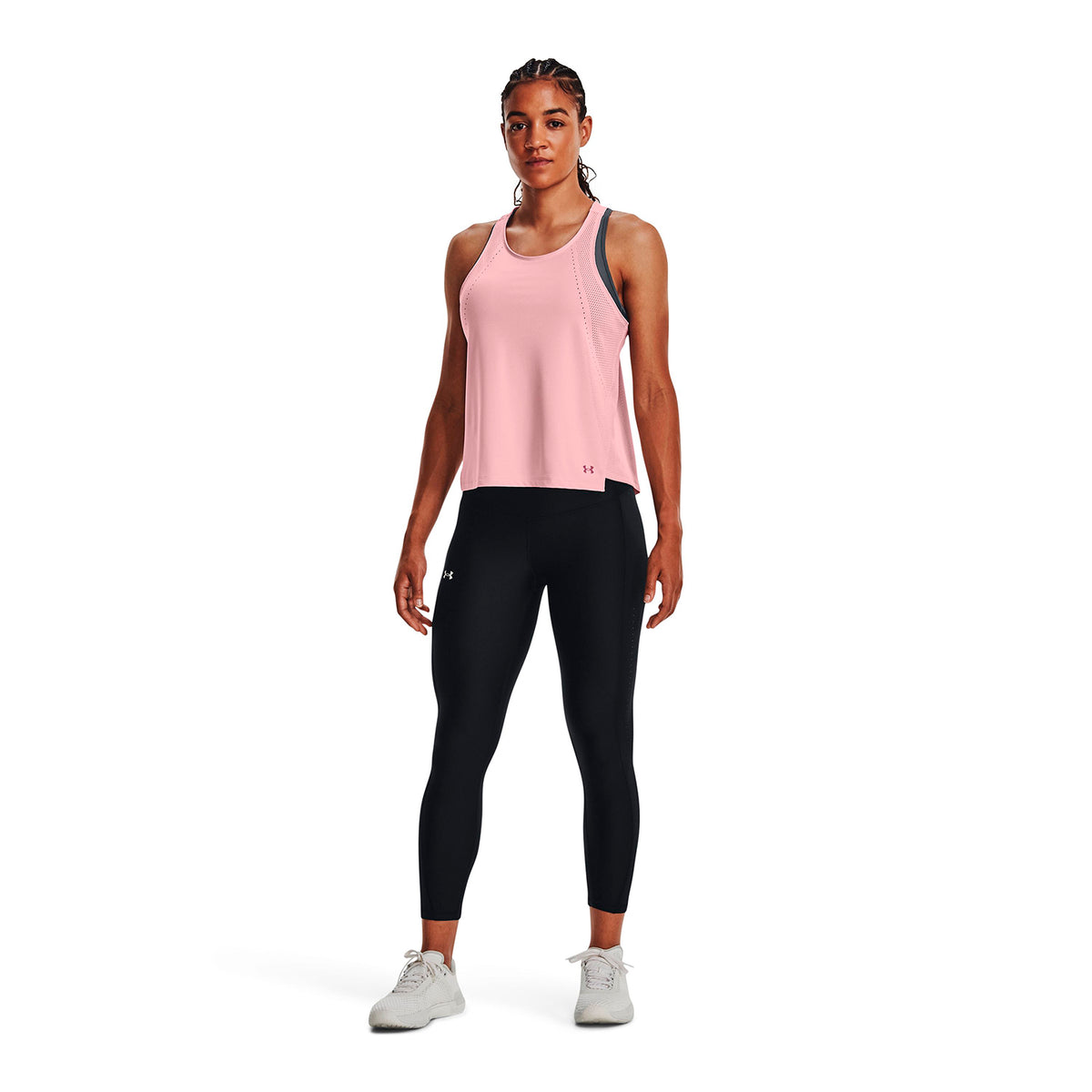 Polera sin mangasUA Engineered Knit para mujer