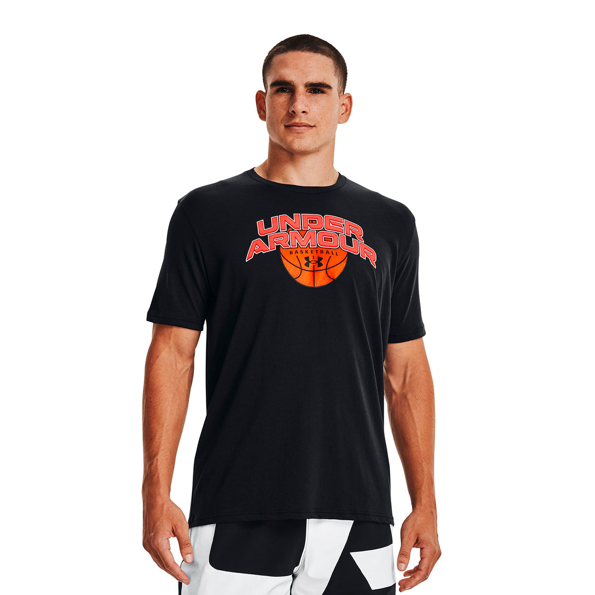 Polera UA Basketball Branded Wordmark para hombre