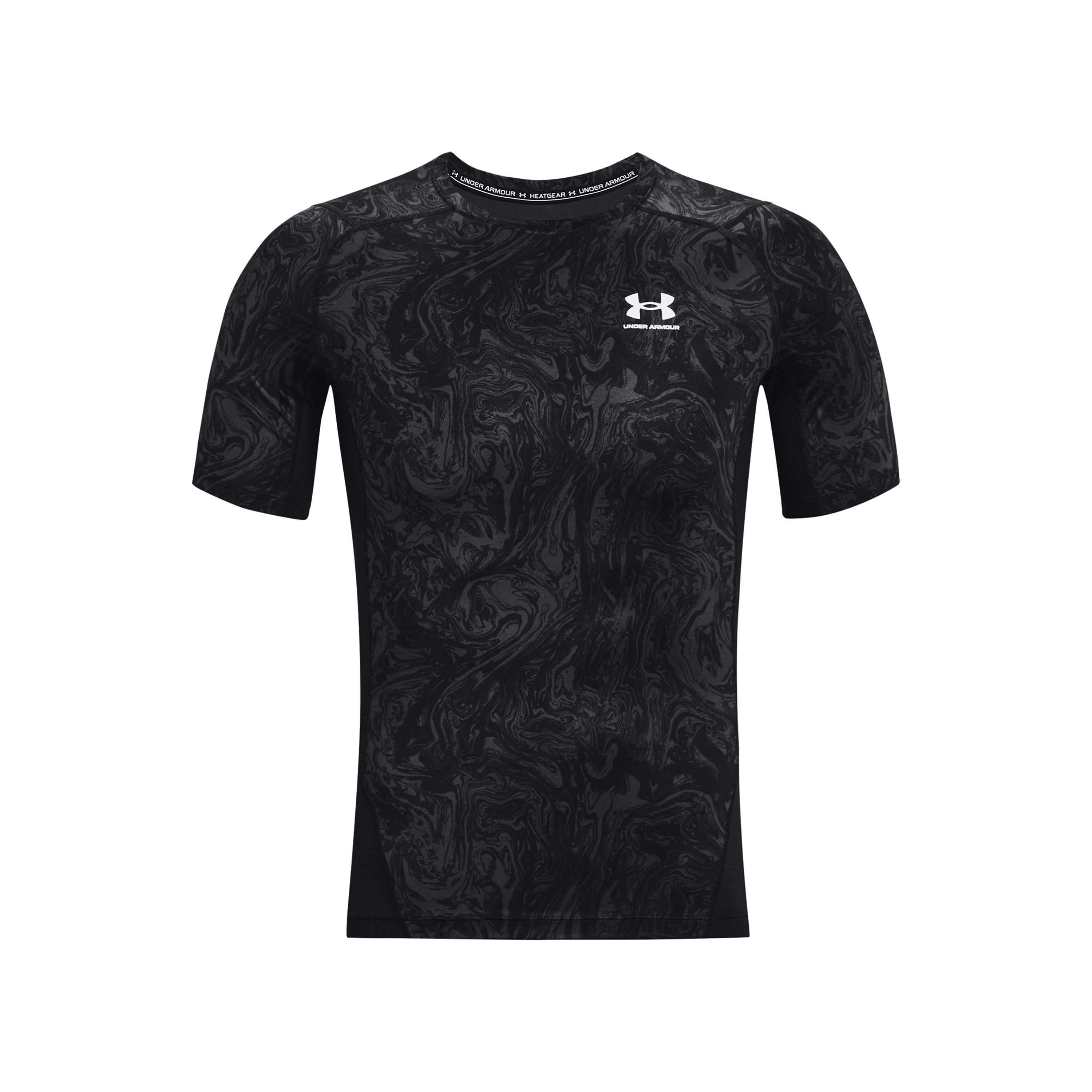 Polera de compresión manga corta HeatGear® Print para hombre