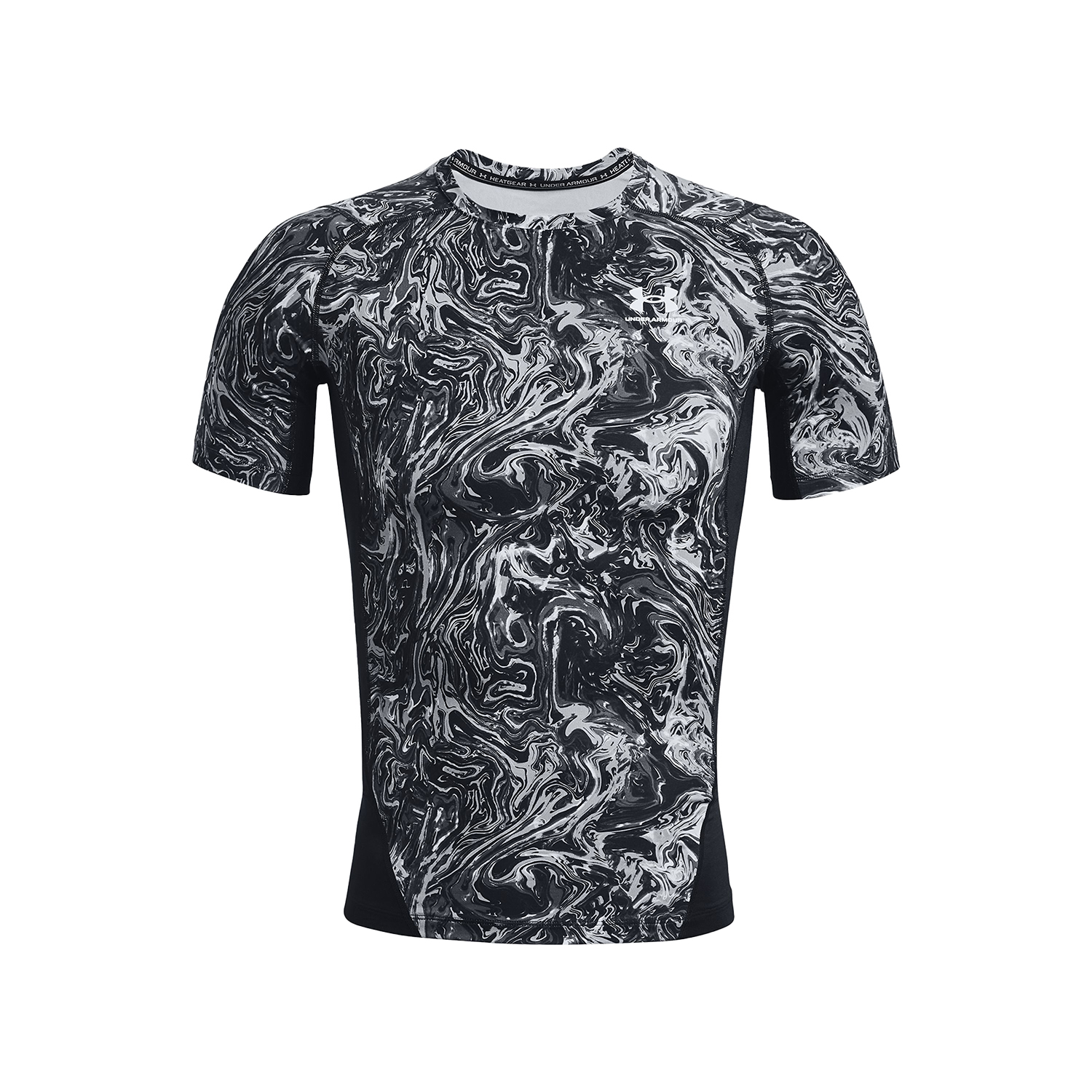 Polera de compresión manga corta HeatGear® Print para hombre