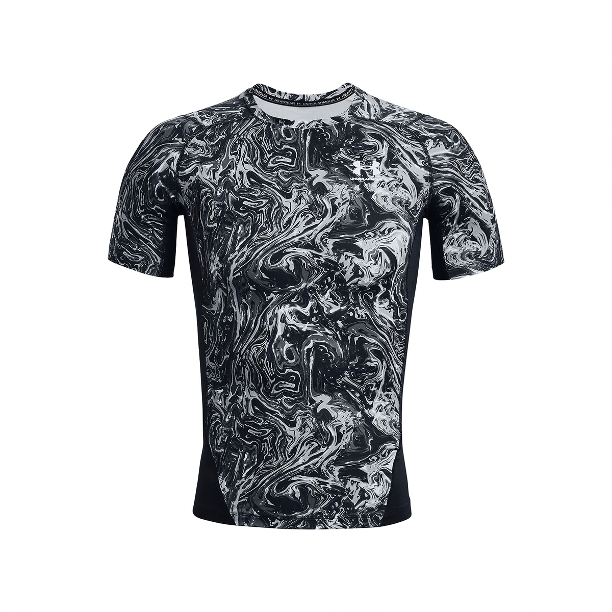 Polera de compresión manga corta HeatGear® Print para hombre