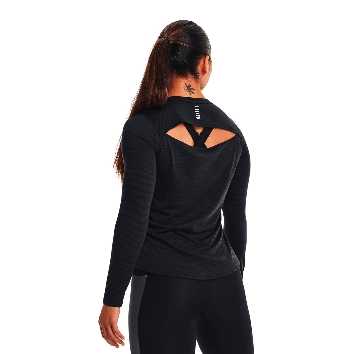Polera manga larga UA Streaker para mujer