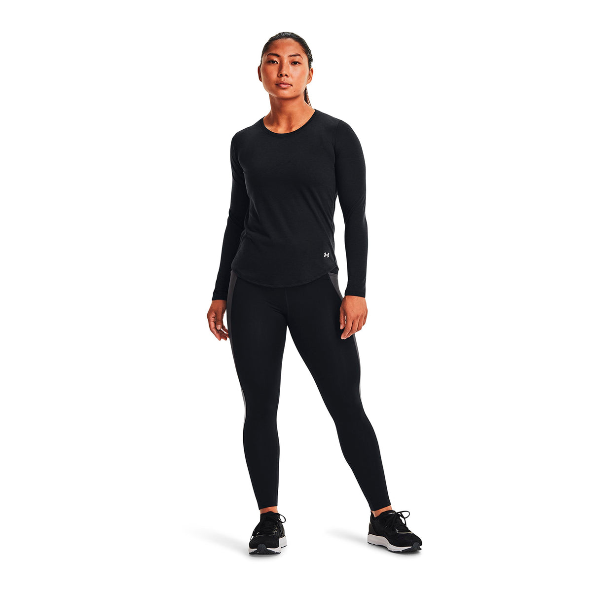 Polera manga larga UA Streaker para mujer