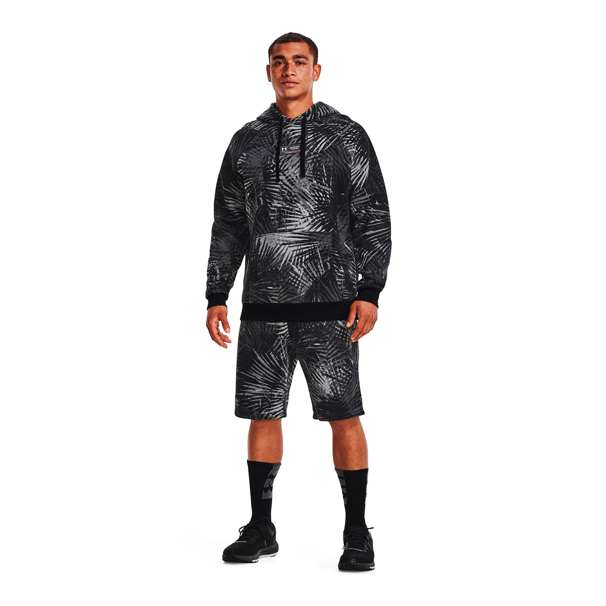 Shorts UA Rival Fleece Sport Palm para hombre