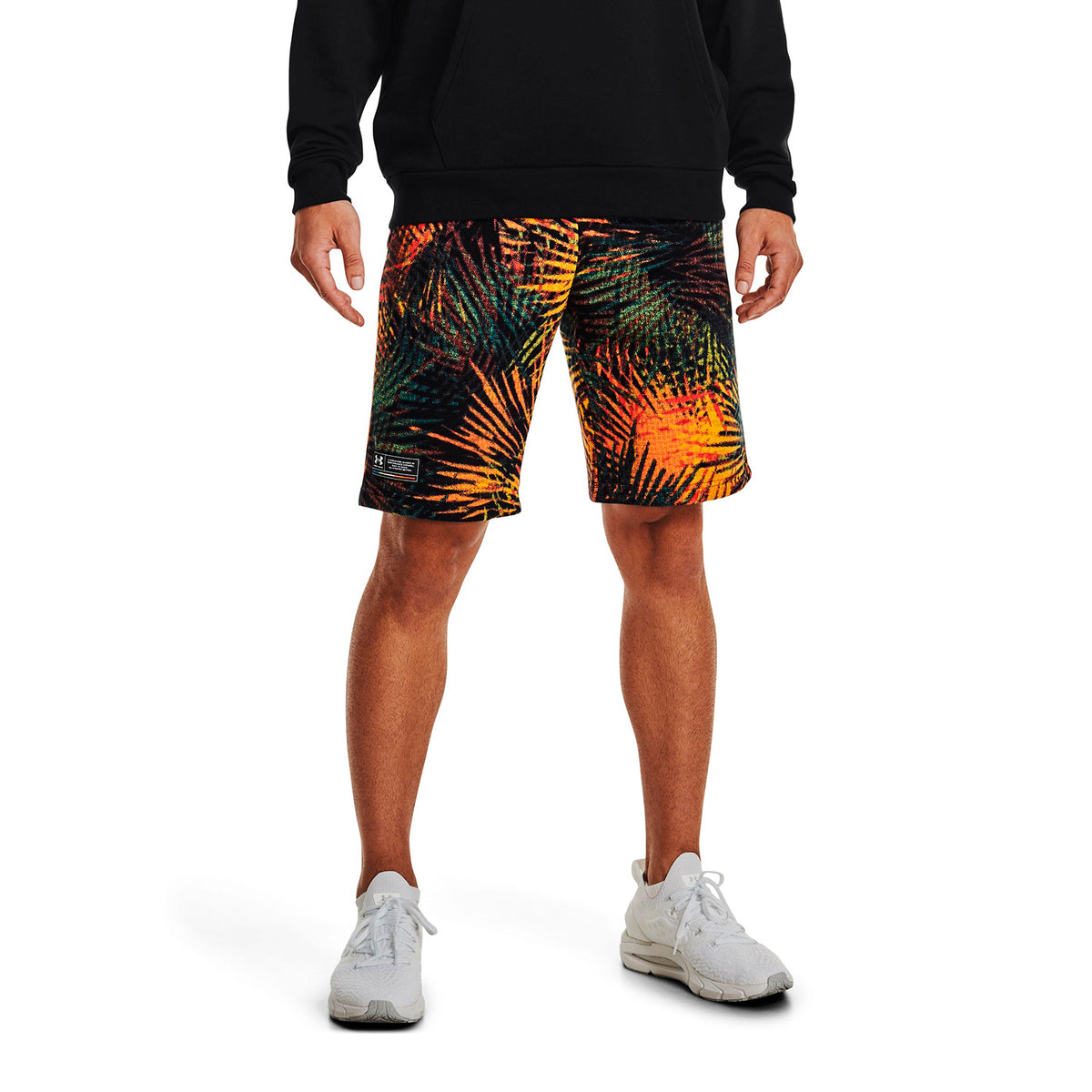 Shorts UA Rival Fleece Sport Palm para hombre