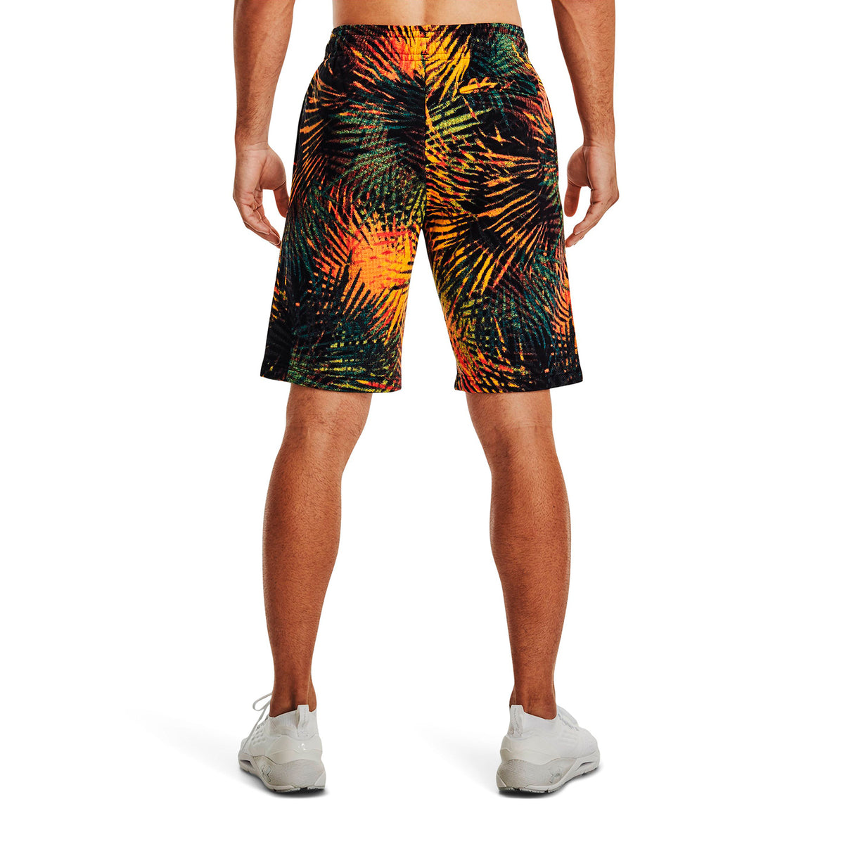 Shorts UA Rival Fleece Sport Palm para hombre