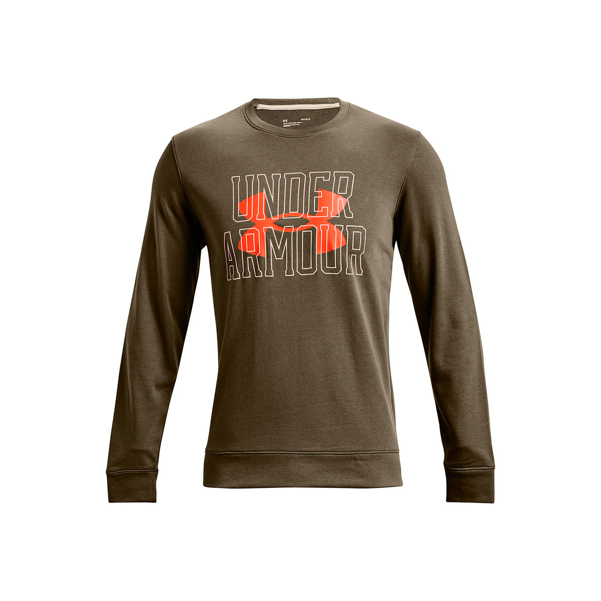 Polerón UA Rival Terry Logo Crew para hombre