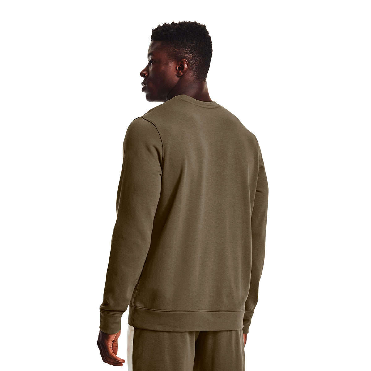 Polerón UA Rival Terry Logo Crew para hombre