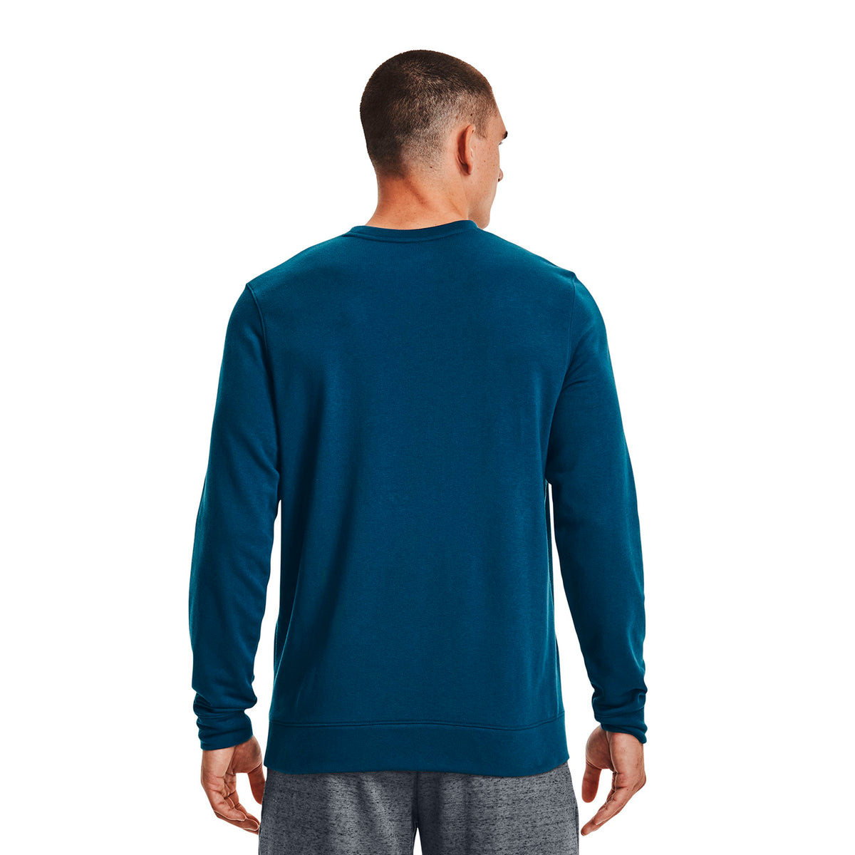 Polerón UA Rival Terry Logo Crew para hombre