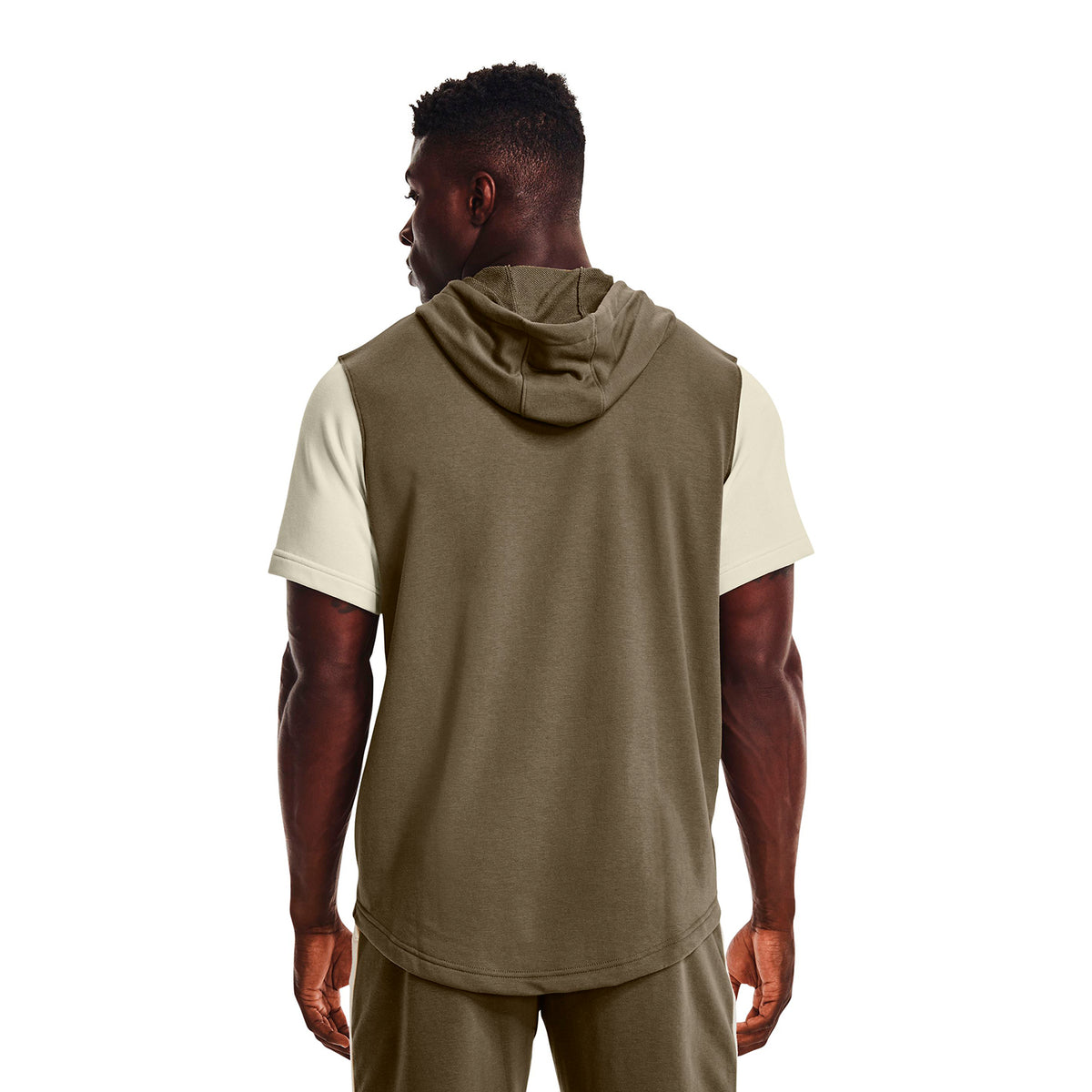 Polera UA Rival Terry Colorblock para hombre