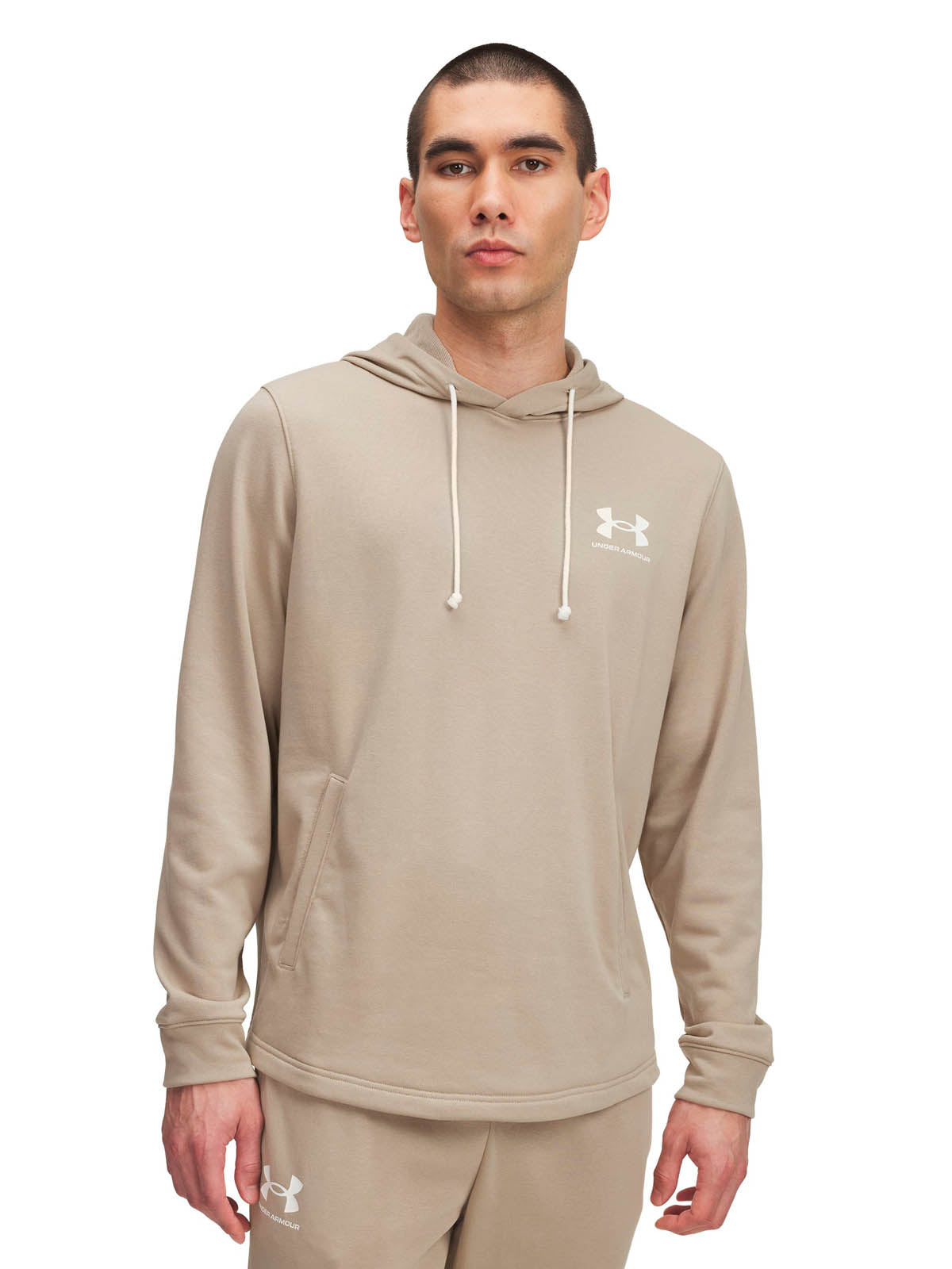Polerón Lifestyle para hombre Rival Terry Full-Zip Cafe Under Armour